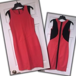 Pink Kenneth Cole Dress with Exposed Zipper